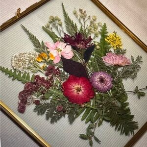 Floral flower wall hanging bouquet decor